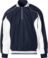 V Jean LS 2121A373 Baseball Wear, Unisex, Adult, 410 (Navy/White) 2XL