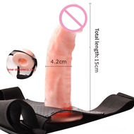 Men Strap On Dildo Panties Wearable Hollow Penis Lengthen Sleeve Strapon Dildo Pants Harness Belt For Man Sex Toys For Woman Gay