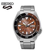 SEIKO 💯(Ori) Seiko 5 Sports SRPJ47K1 Men's Watch SKX Sports Style Automatic SS Bracelet Burnt Orange SRPJ47K1