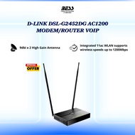 D-LINK DSL-G2452DG AC1200 MODEM/ROUTER VOIP