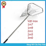 Stainless steel fish rackets available in all sizes 1m7, 1m9, 2m1, 2m5, 3m0 fishing rods