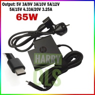 Adaptor Charger Laptop HP Spectre X360 HP Elite X2 1012 G1 Type C 65W