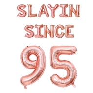 (SG Seller) 30th Birthday Decoration, 30th Birthday Balloon thirtieth Decoration Set Decor Kit Slayi