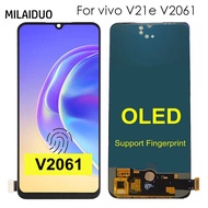 OLED For vivo V21e V2061 LCD Display Touch Panel Screen Digitizer Assembly for Vivo V21E 4G lcd