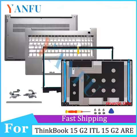 New Original Case For ThinkBook 15 G2 ITL ThinkBook 15 G2 ARE LCD Back Cover Top Rear Lid Hinges Fro
