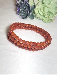 多寶晶石/天然南紅瑪瑙/南紅四圈/臍輪/紅瑪瑙多圈/四川南紅/川紅