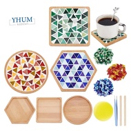 Mosaic Coaster Making Kit for DIY Mosaic Coaster Crafts Kit Handmade Mosaic Coaster Making Kit for B