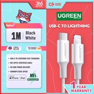 UGREEN Charger Type C to Lightning Cable Iphone 60W MFI Fast Charging Lightning Cable Apple iPhone i