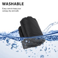 HAPPY TIME-Garden Swing Cover 3-Seater Swing Hammock Cover Outdoor Garden Patio Protector Sun Shade