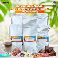 [Cafeos Resellers Kwentel Chocolate Ice Sample Package Drink Powder Cafeos Powder Drink Packaging 200g Cappuccino Flavored Drink Powder| Original Chocolate| Choco Cigar | Dark Choco | Taro | White Vanilla