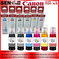 Canon Gi 73 Set 4 Colors For Printer Refill Ink Type Perinter G570 G670 Original Refill Refill Photo