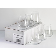 DrinkArt Water glass 6 pcs. / 1 box แก้วน้ำคริสตัลไร้สารตะกั่ว ขอบบาง นำเข้าจากประเทศออสเตรีย