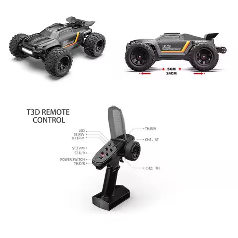 MJX Hyper Go 12212 1/12 Brushless 2.4G High-speed RC Car 58KMH Off-Road Truck Remote Contrl Vehicle 