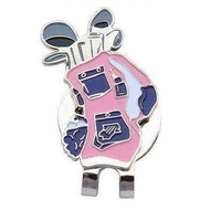 เครื่องหมายลูกกอล์ฟ พร้อม คลิปหมวกกอล์ฟ สำหรับ นักกอล์ฟ ติดเข้ากับ หมวกกอล์ฟ กอล์ฟมาร์ค บอลมาร์คเกอร