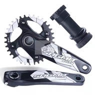 SAGMIT EVO3 Crankset with Bottom bracket 1X Set Up Mountain Bike MTB Crankset