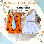 FLINTSTONES COSTUME/ NEWEST COSTUME FLINTSTONES COUPLE COSTUME/ FRED COSTUME/ WILMA COSTUME CARTOON 