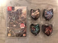 全新未開 Nintendo Switch SD Gundam G Generation Cross Rays SD 鋼彈 G 世代 火線縱橫 連一套4款特典