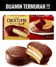 Lotte Choco Pie Marshmallow Box Isi 6 x 28gr Biskuit Coklat Keju 156gr