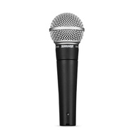 SHURE SM58-LCE Dynamic Microphone: Cardioid, XLR, wired, no ON/OFF switch. Ideal for vocals, live pe