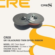 GR1 Black/Red Twin Spool Ribbon