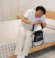 老人免打孔床邊扶手架孕婦防摔床護欄小體積起床助力床邊扶手家用