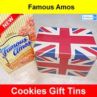 Famous Amos Cookies in Tins. Gift Set. Freshly Baked . Ready Stock