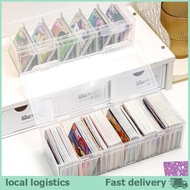 H&Z 1PC Clear Plasticpartmentalized Organizer Box Holds 550+ Game Cards Storage Box With Adjustable 