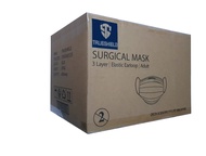 WHOLESALE PACK 40 BOXES PER CARTON - TRUESHIELD: CERTIFIED (EN 14683 as recommended by HSA ) 50pcs Blue Surgical Disposable Face Masks (TYPE IIR BFE  99%) with Elastic Ear Loop. 3 Ply Layers, Comfortable, Breathable and Protective Face Mask For protection