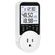 Watt Meter Plug-in Socket Power Meter Wide Range Backlit Large Display Electricity Usage Monitor US
