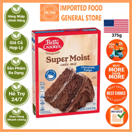Bột làm bánh Super Moist Cake Mix Chocolate Fugde Betty Crocker 432g