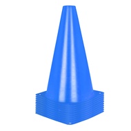 Alyoen 9 inch Traffic Cones, Plastic Sport Cones, Blue Soccer Training Cones for Outdoor Activity & 