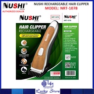 NUSHI NRT-1078 RECHARGEABLE HAIR CLIPPER TRIMMER