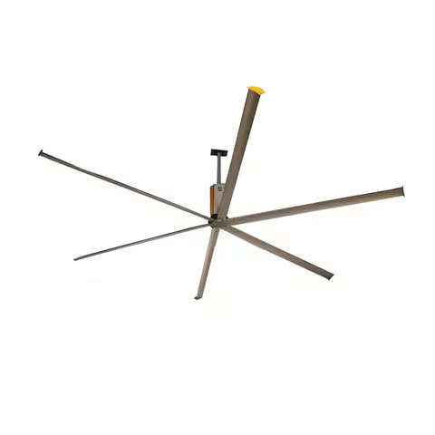 Big Pole Mounted Hvls Fans Standing Floor Fan 12T 1.5Kw Big Ass Fan Hvls Fan Giant 24Ft Hvls Fan