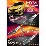 Brisk Spark Plug Perodua Myvi Lagi Best alza Car Ignition Parts br12yc br14ys br12bfxc k3ve 3szve