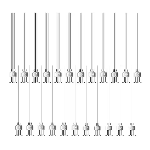 Customizable 2 Inch/50mm 8G-28G High Precision Stainless Steel Dispensing Needle Tips 12pcs Factory 