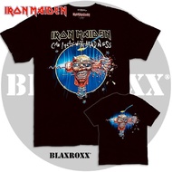 BLAXROXX® | Iron Maiden® | [IRM003] | เสื้อยืดคอกลม แขนสั้น | สกรีนลายคมชัด ไม่หลุดลอก | Cotton100%