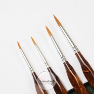 V-TEC Liner Painting Brush Set of 4 Pcs VT 1220S 4 Pc/ - Artist Paint Brush - Small Pointed Tip Brus