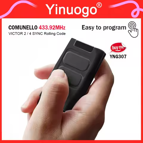 COMUNELLO Automation Gate Remote Control 433.92MHz Rolling Code COMUNELLO VICTOR 2 4 RC SYNC Hand Tr