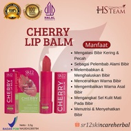 SR12 Lip Balm Cherry Stick Lip Moisturizer Protects Lips Natural Pink Solution for Dry Lips 3.5g