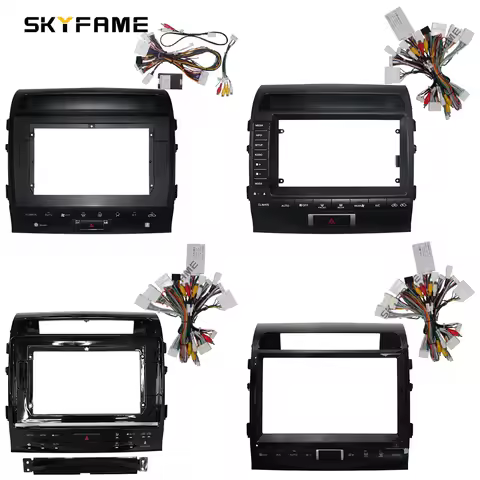 SKYFAME Car Frame Fascia Adapter Canbus Box Decoder Android Radio Dash Fitting Panel Kit For Toyota