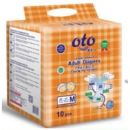 Oto Adult Diapers Adult Diapers Model Adhesive Glue Size M Contents 10pcs