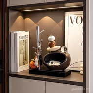Shoe Cabinet Entrance Door Storage Living Room Shelf Time to Run Home Hanger Key Decorations Entranc