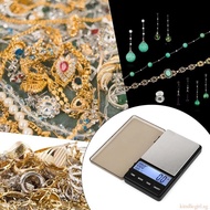 KING Small Coffee Scale with Timer 1000 x 0 1g Digital Gram Scale for w Large LCD Sc