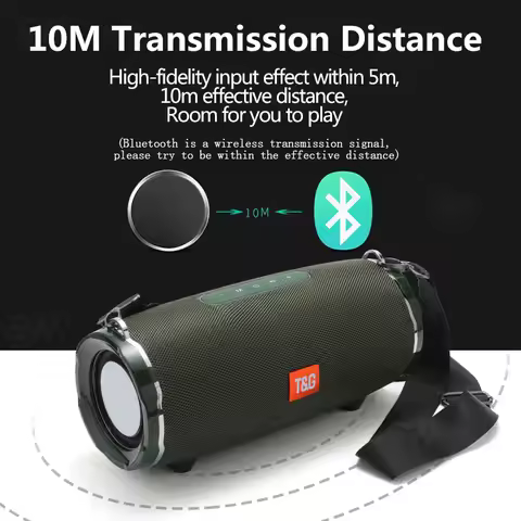 TG187 50W High Power Wireless Bluetooth Speaker Waterproof Portable Outdoor Soundbox For Party Speak