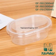TAPAU - GF-130/ GF-150/ GF-170/ Cake Container Tiramisu  Bekas Fruit Cake / Bekas Dessert / Bekas Pu