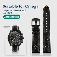 For Omega Super Moon Dark Side Apollo 8 Series Men's 311.92 Watch Band Strap 311.92.44 series 21mm P