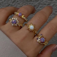 9 ️ ⃣ Fashion Gem Ring Set Female 2026.02.01