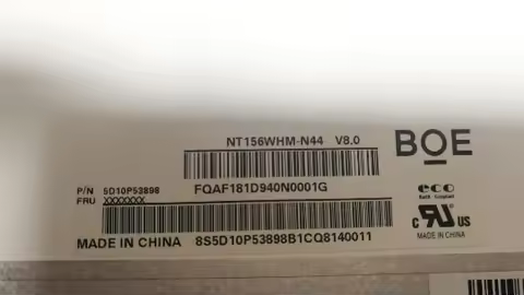 NT156WHM-N44 V8.0 NT156WHM N44 P/N 5D10P53898 HD 1366X768 30 Pin 15.6 Slim Laptop LCD LED Screen Rep