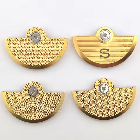 Four styles Gold Oscillating Weight Rotor fit NH34 NH35 4R Watch Movement watch Replacement Rotor NH