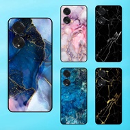 Oppo A98 5G phone case with black Marble border